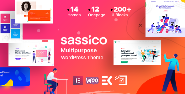 Sassico – Multipurpose Saas Startup Agency WordPress Themes